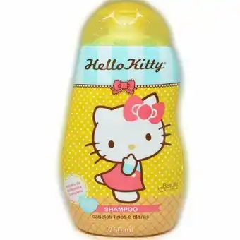 Shampoo hello kitty 260ml cabelos finos e clarios