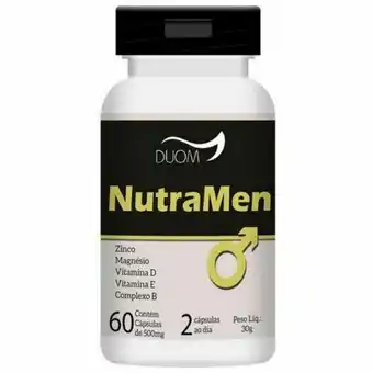 Pão de Açúcar Nutramen 60 cápsulas - duom oferta