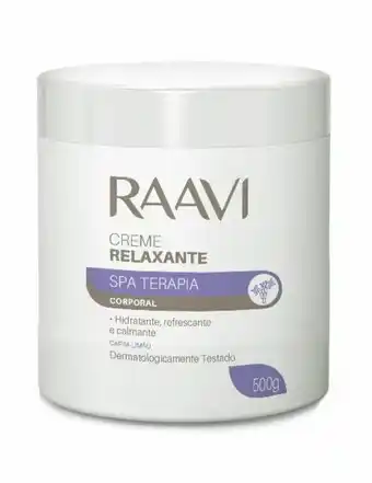 Creme relaxante spa terapia raavi 500 g