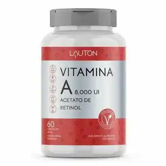 Pão de Açúcar Vitamina a 8000ui por caps - 60 caps/ 1 ao dia oferta