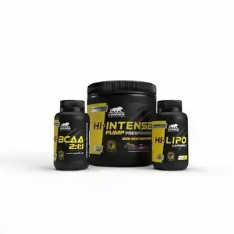 Pão de Açúcar Kit hi-intense pump + hi-lipo caffeine + hi-bcaa 2:1:1 60 cápsulas - leader nutrition oferta