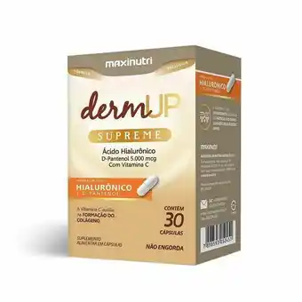 Pão de Açúcar Dermup supreme 30 cápsulas - maxinutri oferta