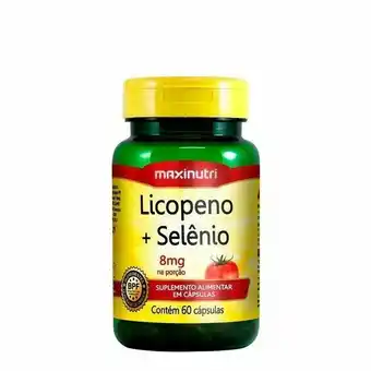 Pão de Açúcar Licopeno + selênio 60 cápsulas - maxinutri oferta