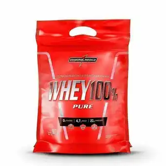 Pão de Açúcar Whey 100% pure (refil-907g) integralmedica-cookies & cream oferta