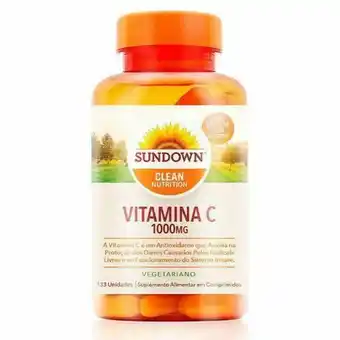 Pão de Açúcar Vitamina c 1000mg - sundown vitaminas oferta