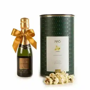 Pipoca salgada lemon pepper pipó gourmet + baby chandon