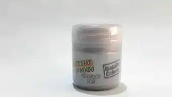 Tinta liquida para pintura facial prata metálica 15ml