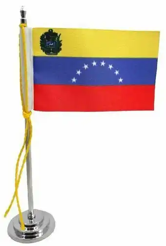 Pão de Açúcar Mini bandeira de mesa venezuela 15 cm poliéster oferta