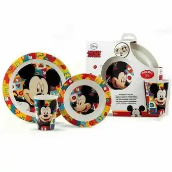Pão de Açúcar Conjunto de alimentação - disney - mickey mouse - pratinho e copo - 3 peças - lillo oferta