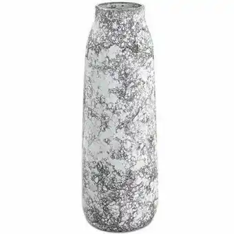 Vaso em ceramica 48cm branco mart 10307