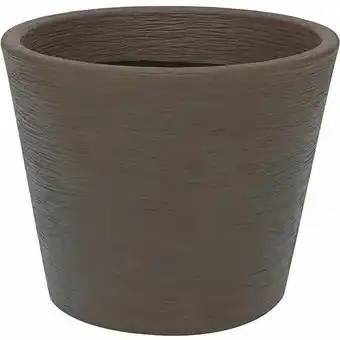 Vaso terra cônico 55x46cm rusty