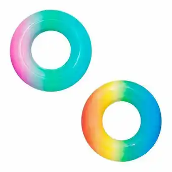 Boia circular arco-íris 91cm bestway