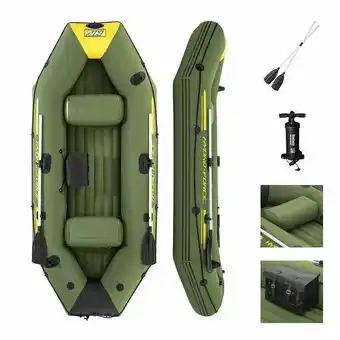 Pão de Açúcar Bote inflável hydro-force 2 pessoas+2 remos+1 bomba de ar bestway oferta