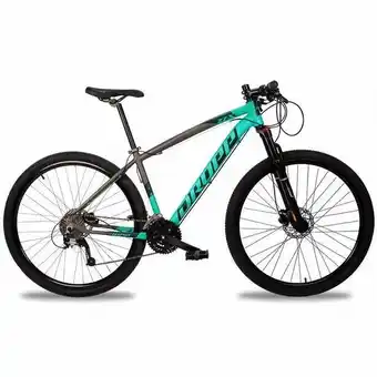 Bicicleta z7-x aro 29 quadro 17 alumínio 27v suspensão trava freio hidráulico cinza anis - dropp