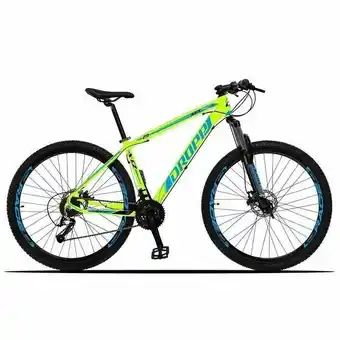 Pão de Açúcar Bicicleta z3-x aro 29 quadro 21 alumínio 27 marchas freio disco hidráulico amarelo azul - dropp oferta