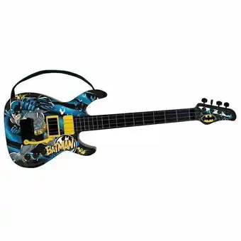 Pão de Açúcar Guitarra infantil - dc comics - batman - fun oferta