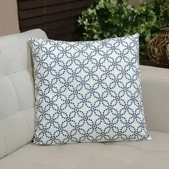 Pão de Açúcar Almofada de poliéster sintra azul 45x45cm oferta