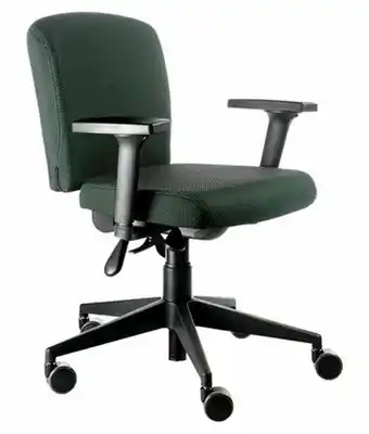 Poltrona executiva com braços  linha alpha verde