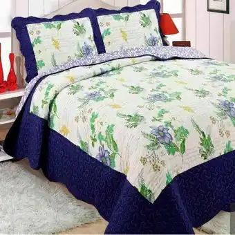 Pão de Açúcar Kit cobre leito colcha patchwork queen 3ps lia realce sultan oferta