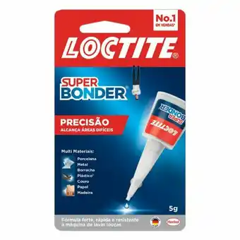 Adesivo instantâneo universal precisão loctite super bonder blister 5g