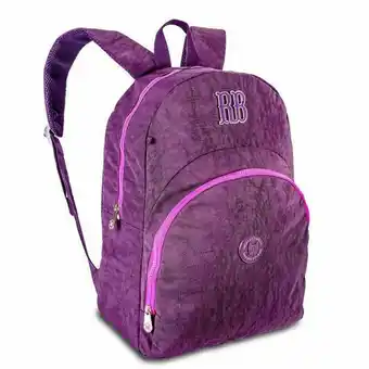 Mochila juvenil rebecca bonbon crinkle rb7197 - roxo