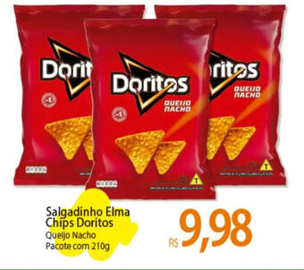 Atacadão Salgadinho Elma Chips Doritos Queljo Nacho Pacote com 210g oferta