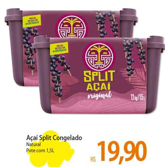 Atacadão Açaí Split Congelado Pote com 1,5L oferta