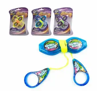 Spinner corda gira rapido giro maluco luz colorido fidget
