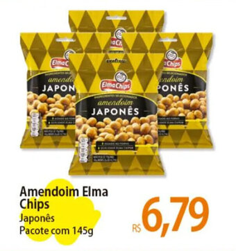 Atacadão Amendoim Elma Chips Japonês Pacote com 145g oferta
