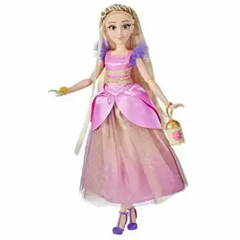 Boneca disney princess style series, em estilo contemporâneo - princesa rapunzel - f1247 - hasbro