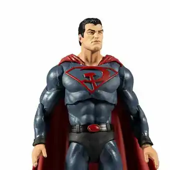 Figura articulada - 15cm - dc comics - red son - superman - fun