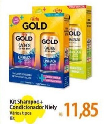 Atacadão Kit Shampoo+ Condicionador Niely Vários tipos Kit oferta