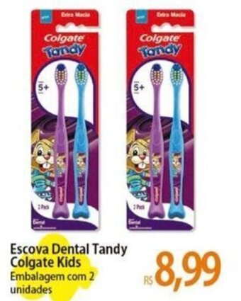 Atacadão Escova Dental Tandy Colgate Kids Embalagem com 2 unidades oferta