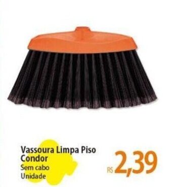 Vassoura Limpa Piso Condor Sem cabo Unidade