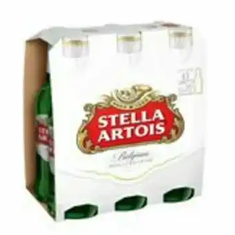Cerveja lager premium stella artois pack 6 unidades 275ml cada