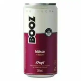 Kombucha hibisco + abacaxi booz lata 269ml