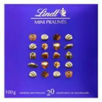 Sam's Club Chocolate lindt mini pralinés caixa 100g oferta