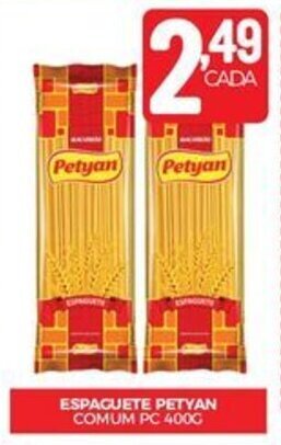 ESPAGUETE PETYAN COMUM PC 400G