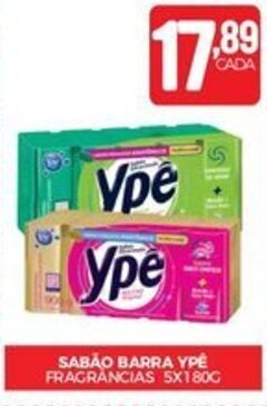 Fort Atacadista SABÃO BARRA YPÉ FRAGRANCIAS 5X180G oferta