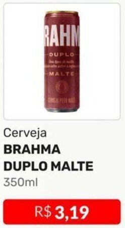 Higa Atacado Cerveja BRAHMA DUPLO MALTE 350ml oferta