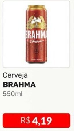 Higa Atacado Cerveja BRAHMA 550ml oferta