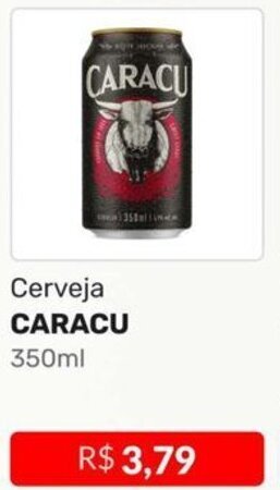 Higa Atacado Cerveja CARACU 350ml oferta