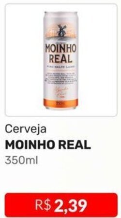 Higa Atacado Cerveja MOINHO REAL 350ml oferta