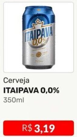 Higa Atacado Cerveja ITAIPAVA 0,0% 350ml oferta