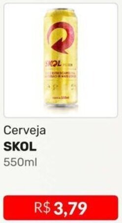 Higa Atacado Cerveja SKOL 550ml oferta