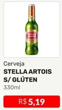 Higa Atacado Cerveja STELLA ARTOIS S/GLÚTEN 330ml oferta