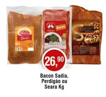 Royal Supermercados Bacon Sadia. Perdigão ou Seara Kg oferta