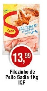 Royal Supermercados Filezinho de Peito Sadia 1Kg IQF oferta