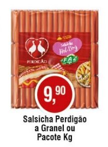 Royal Supermercados Salsicha Perdigão a Granel ou Pacote Kg oferta