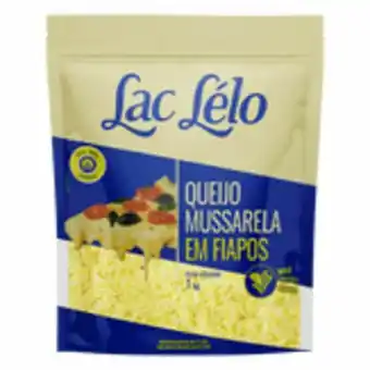 Sam's Club Queijo mussarela em fiapos lac lélo sachê 1kg oferta